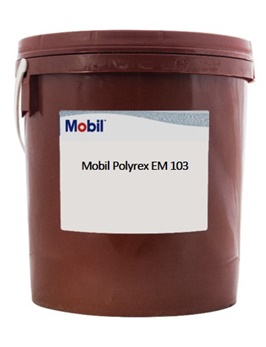 Bestel de Mobil Polyrex EM 103 in emmers van 16 kilogram